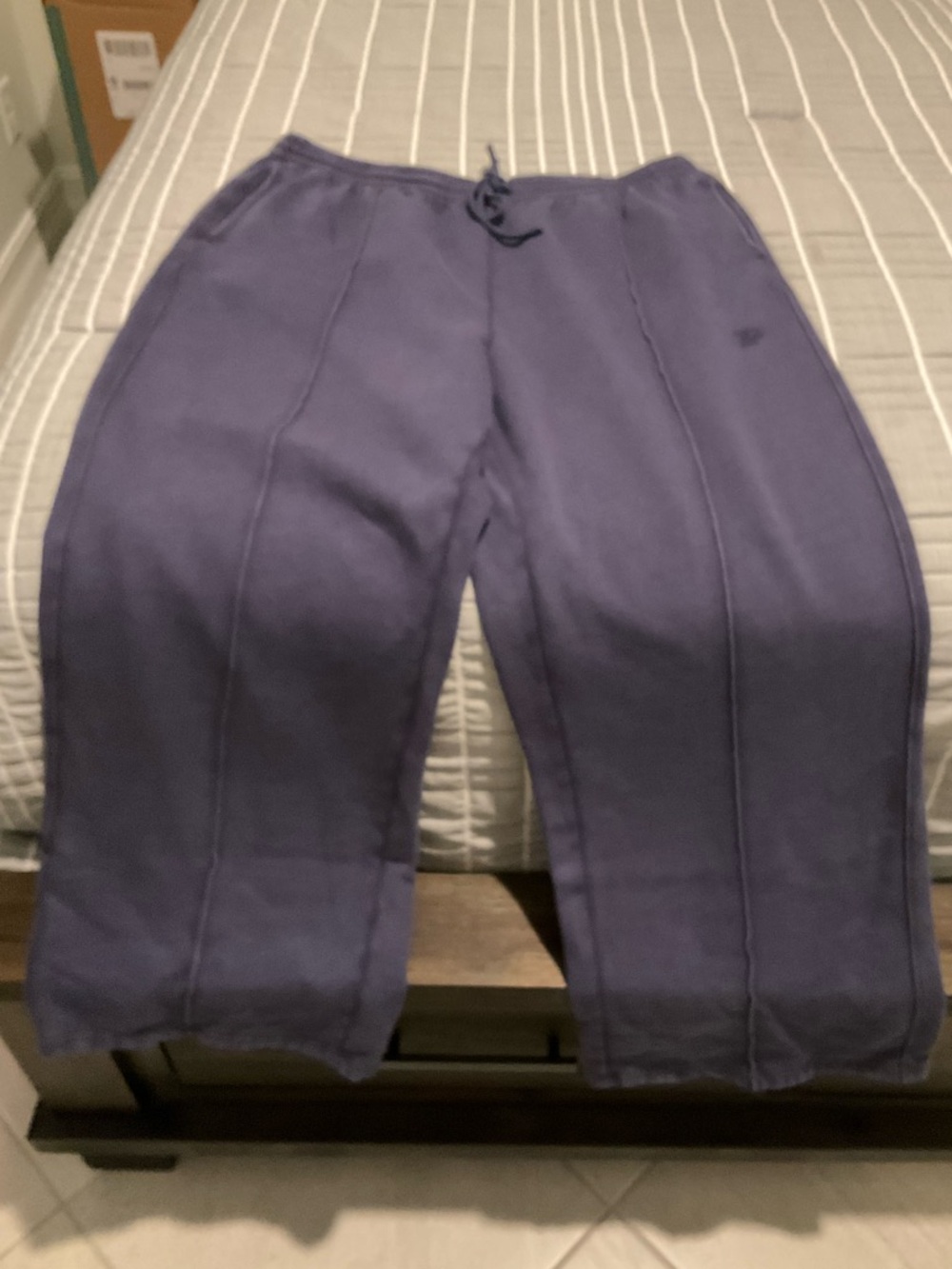 PINK Victoria's Secret navy blue Fleece Lounge Pants